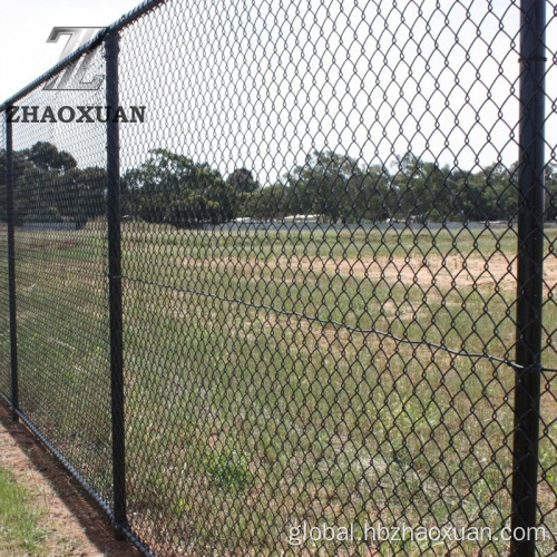 Galvanized Chain Link Fence for Sale Black vinyl coated 5 foot chain link fence Manufactory